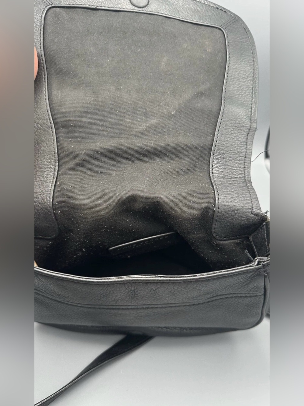 Marc Jacobs Crossbody Bag Black Leather Empire City Mini - Picture 3 of 11